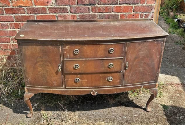 Vintage furniture before restoration